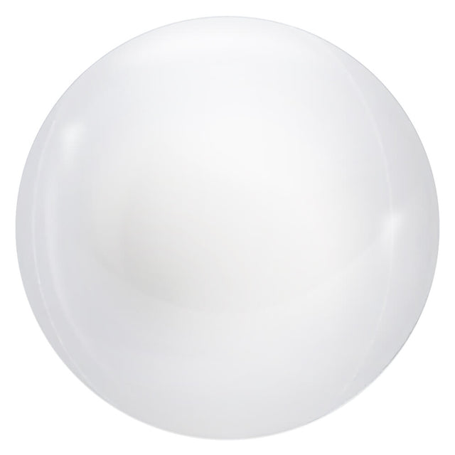 Foil Balloon 3D Sphere Metallic White
