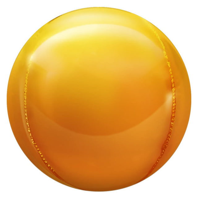 Foil Balloon 3D Sphere Ombre Goldenrod