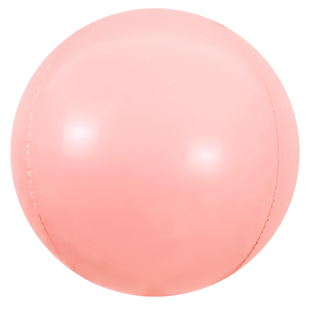 Pink 3D Sphere Plastic Balloon
