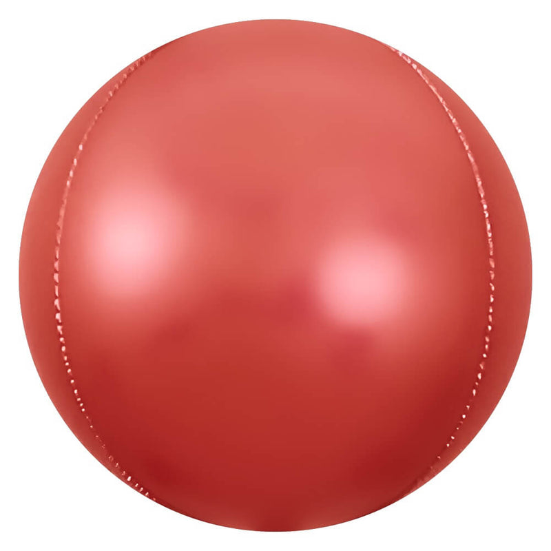3D Sphere Satin Coral Foil Balloon