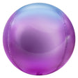 Foil Balloon 3D Sphere Satin Ombre Pink & Blue