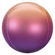 Foil Balloon 3D Sphere Satin Ombre Rose Gold & Magenta