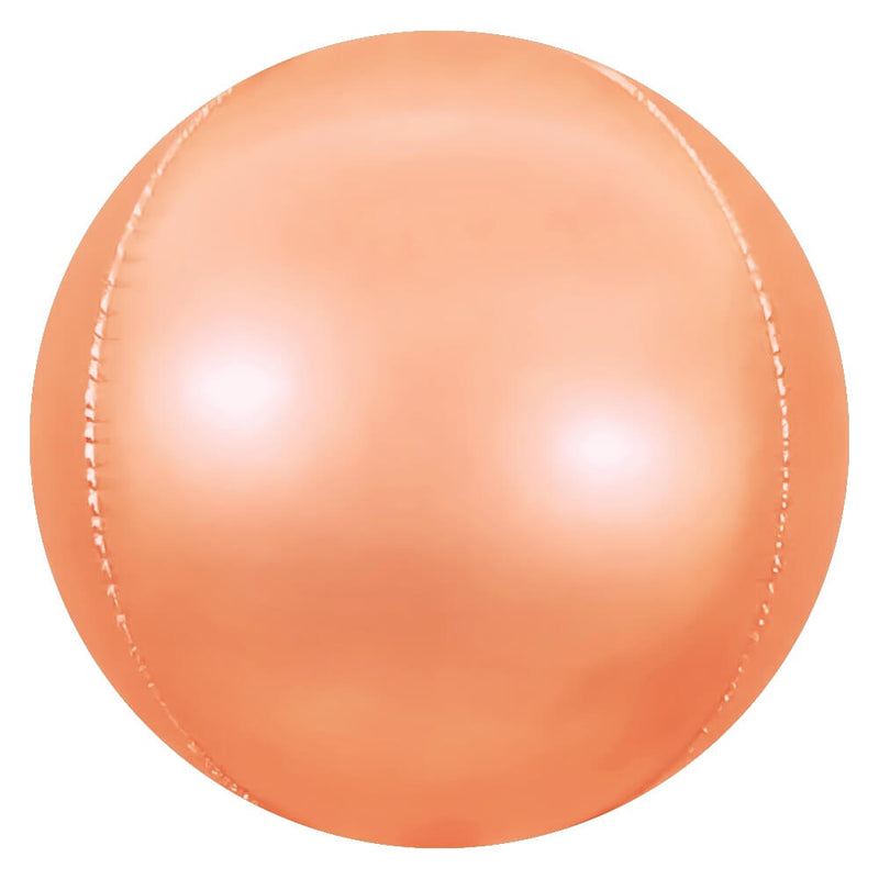 Foil Balloon 3D Sphere Satin Pearl Peach