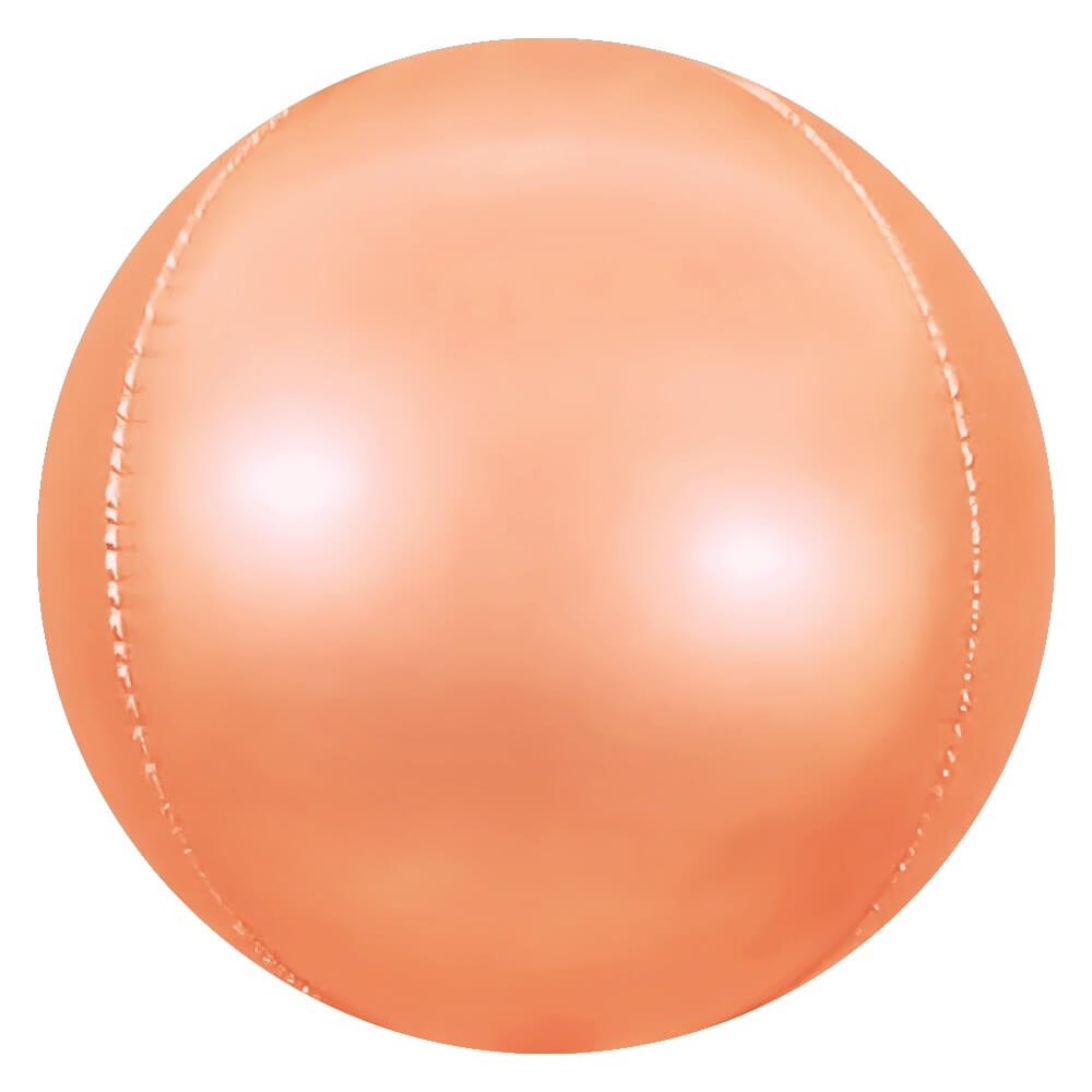 Foil Balloon 3D Sphere Satin Pearl Peach