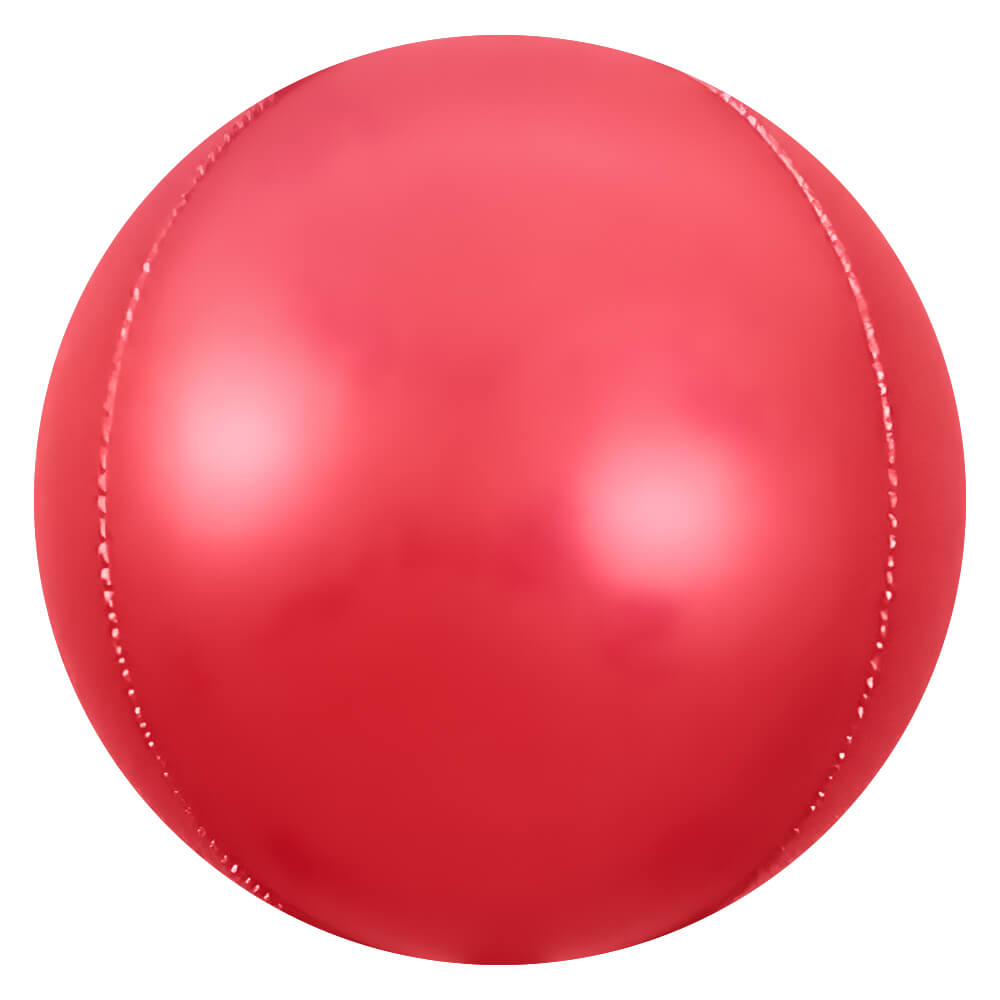 Foil Balloon 3D Sphere Satin Red