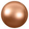 Foil Balloon 3D Sphere Satin Rose Gold