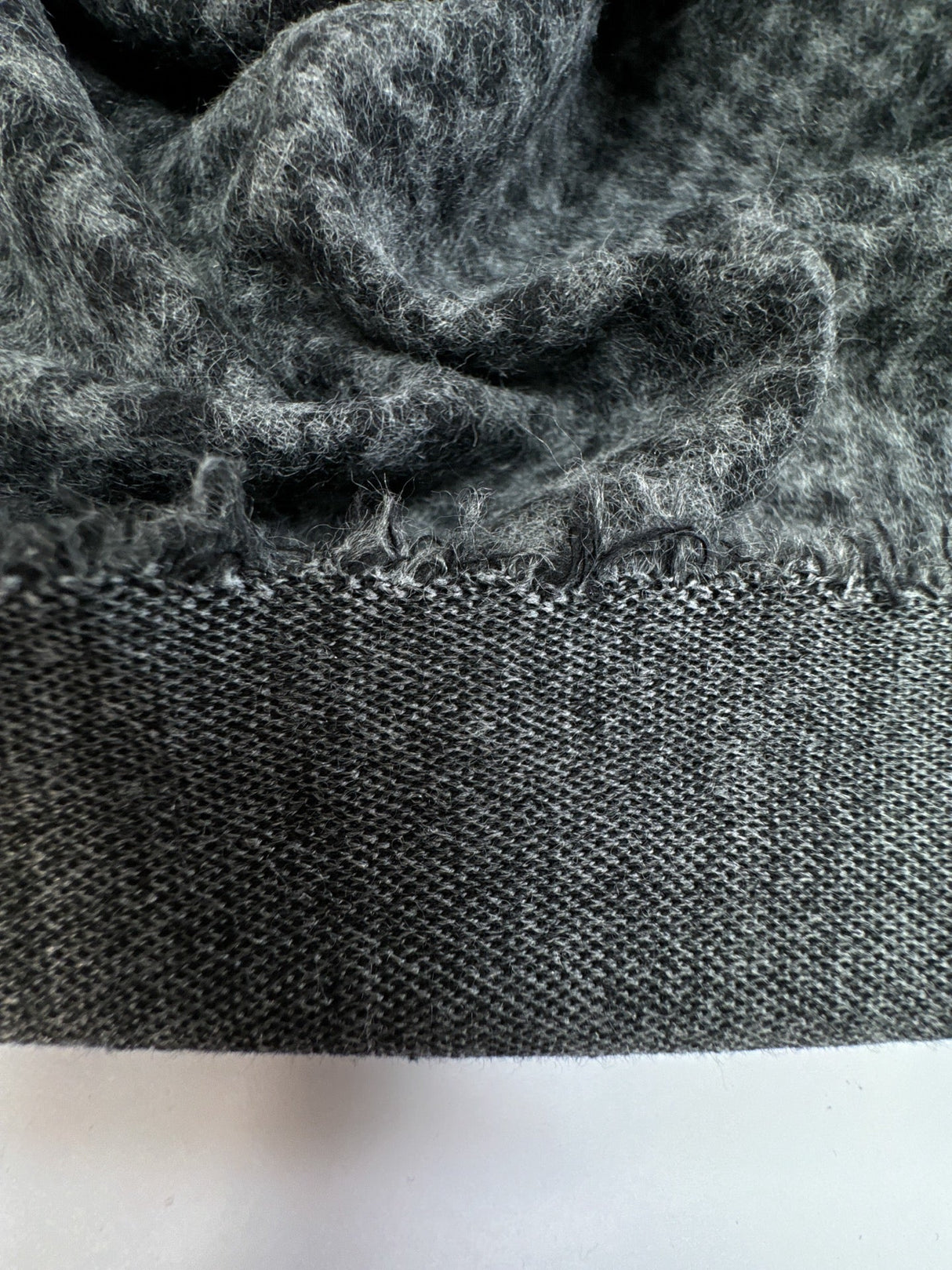 Jacquard Knit Houndstooth Gray Black