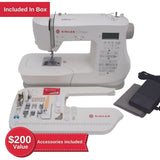 SINGER C7290Q Sewing Quilting Machine - Computerized, Extension Table, 400 Stitch Applications (1 Unit)
