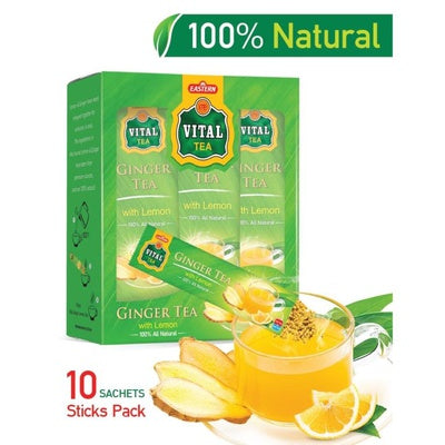 Vital Ginger Tea With Lemon 10 Sachets