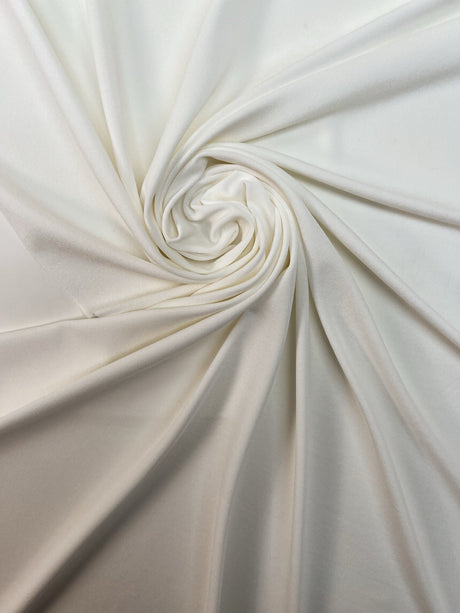 Viscose Knit White Shades Stretch Fabric