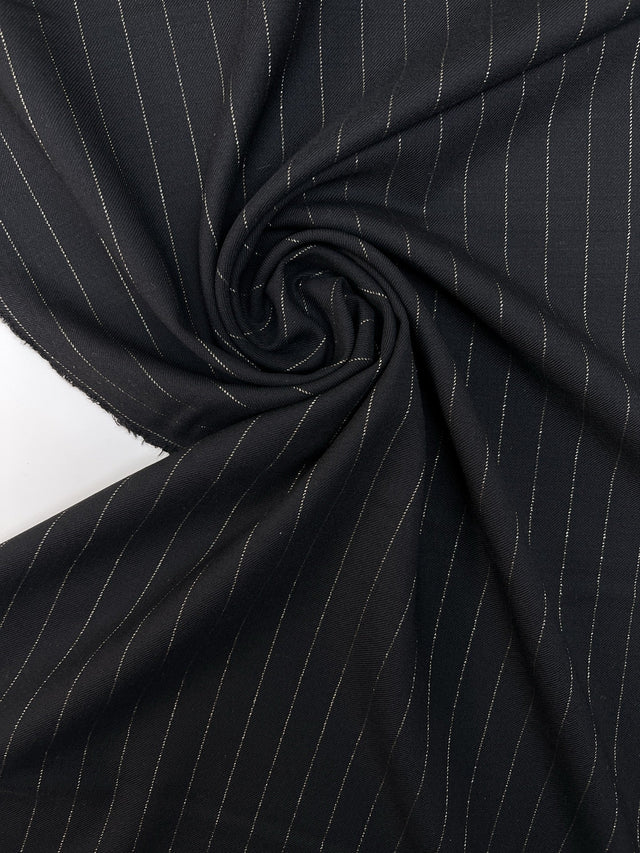 Wool Twill With Lurex