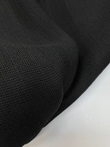 Wool Crepe Fabric Black