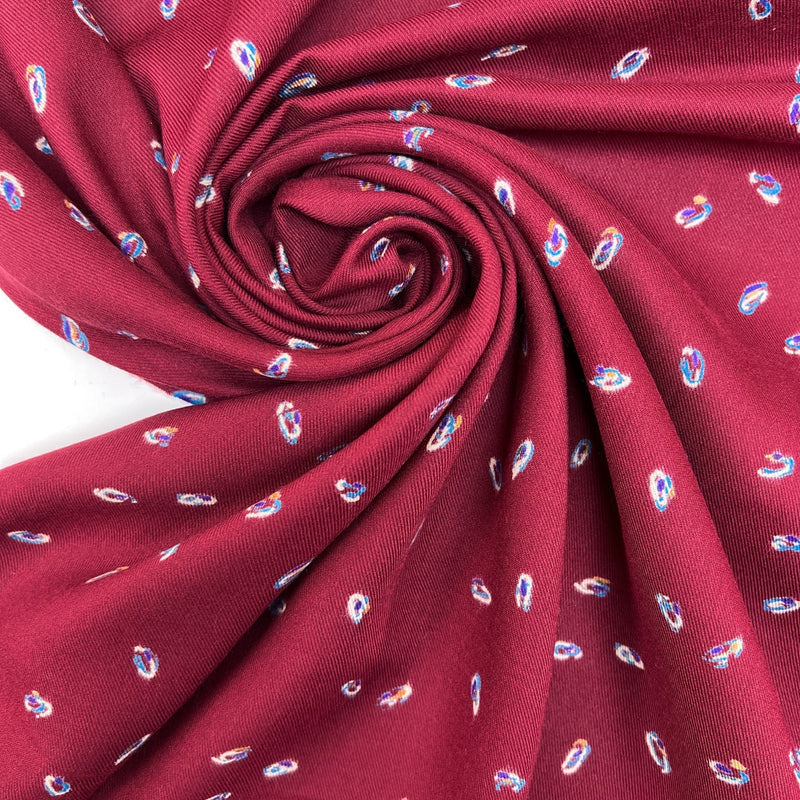 Acrylic Twill Printed Multicolour