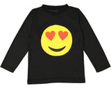 Smiling Hearts Emoji T-Shirt For Kids and Adults