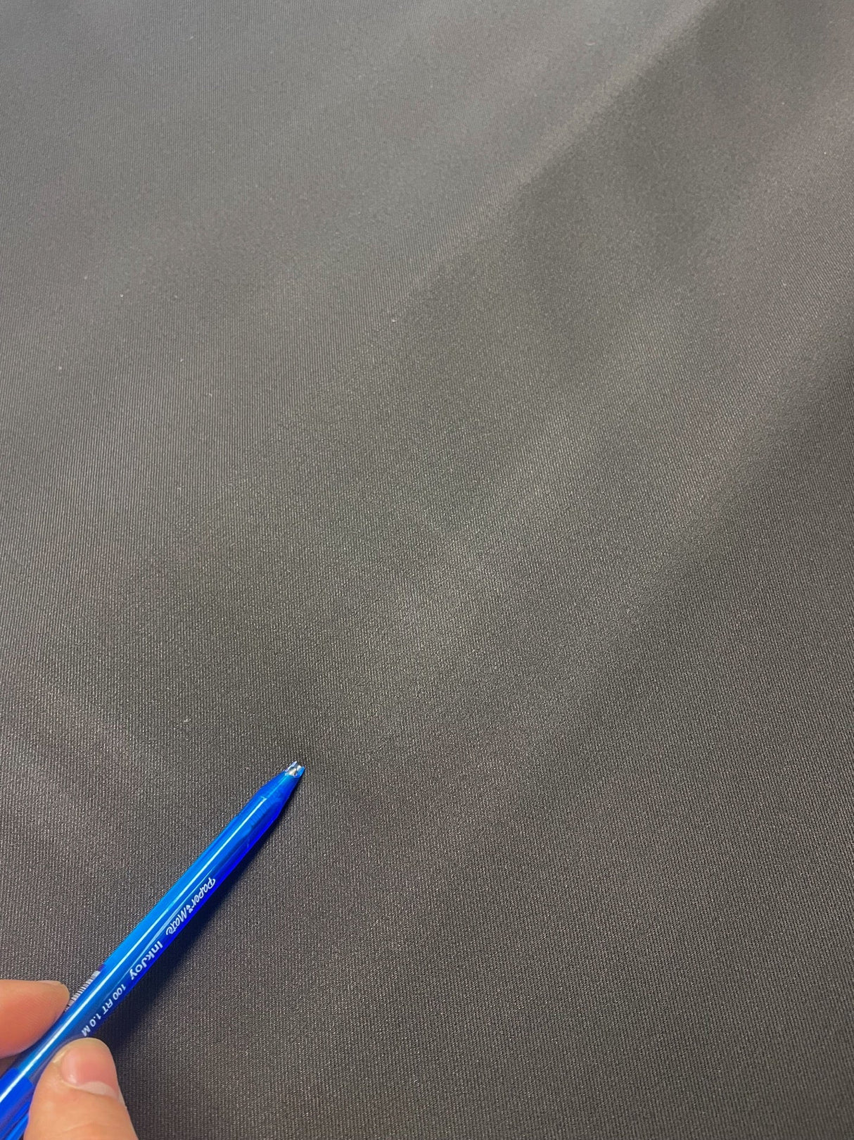 Black Twill Suit Fabric Polyester Viscose Elastane