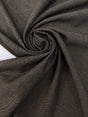 Wool Cotton Plain Weave Suiting Fabric Beige Black