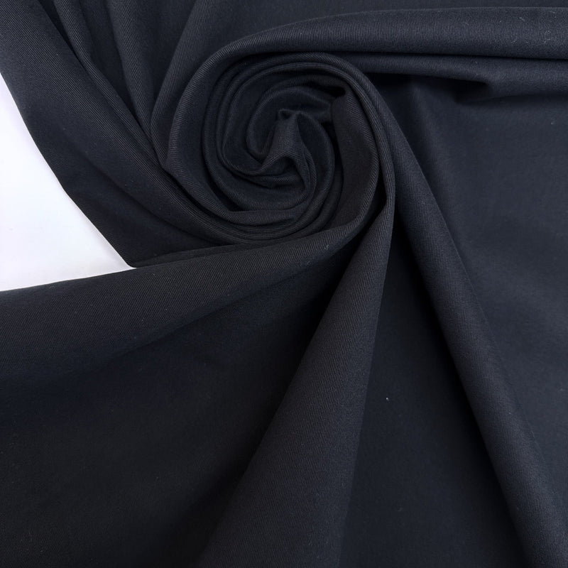 Cotton Elastane Twill Blue