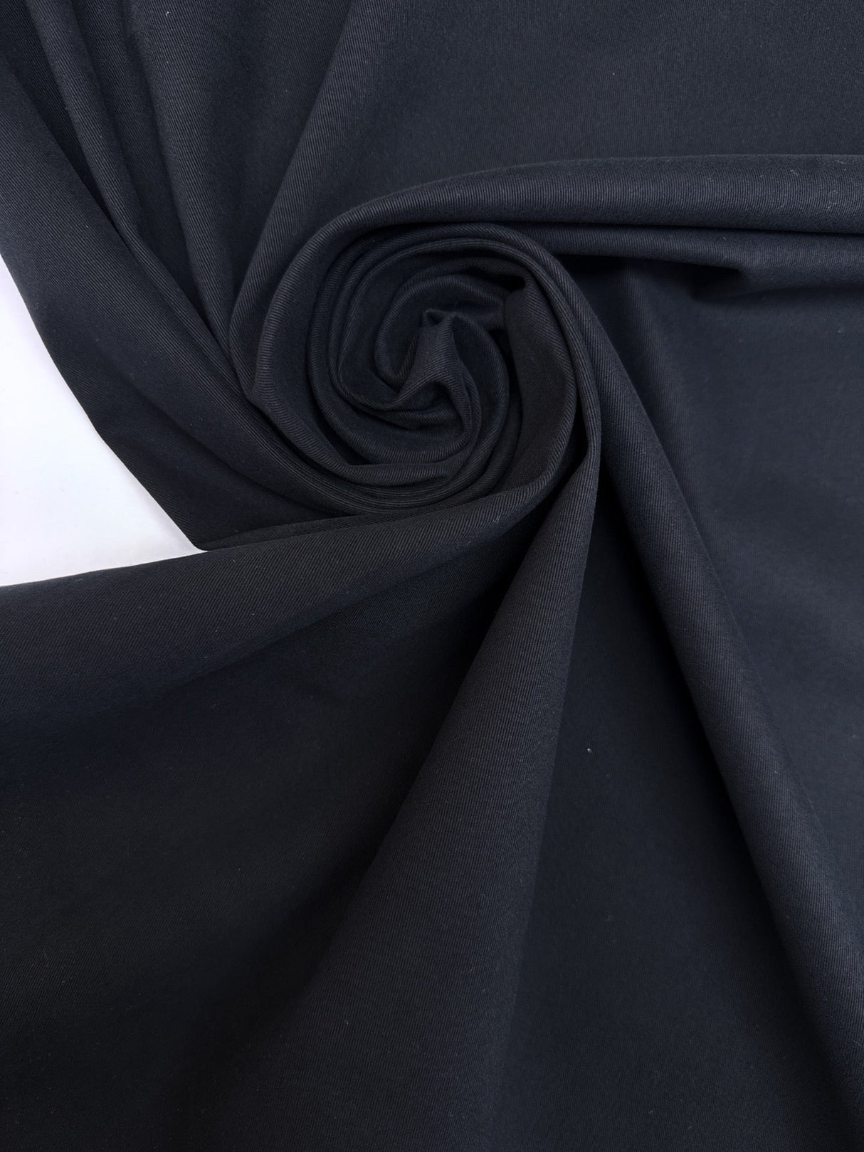 Cotton Elastane Twill Blue
