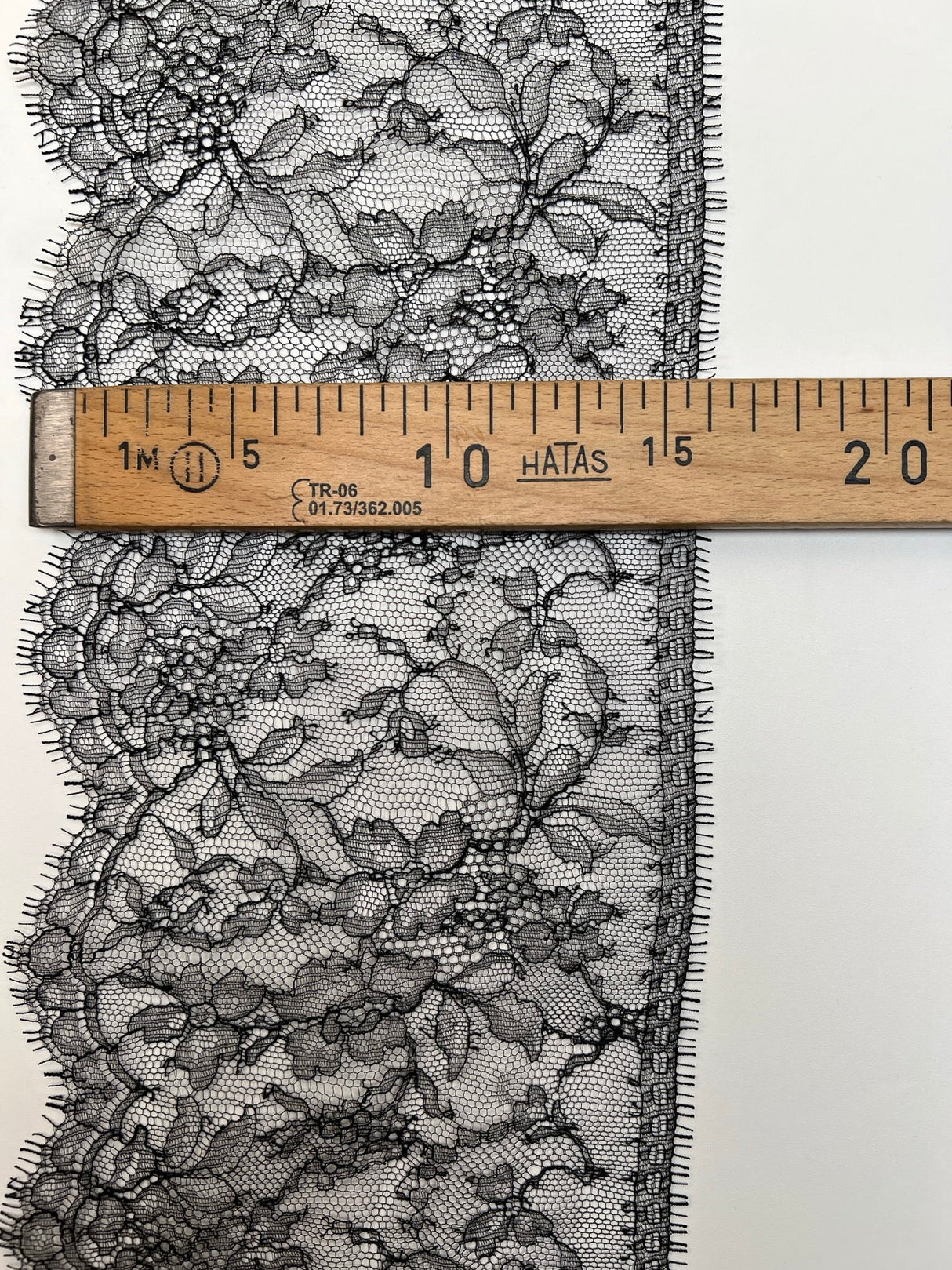 Black Floral Lace Polyamide Cotton