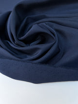 Blue Polyester Crepe