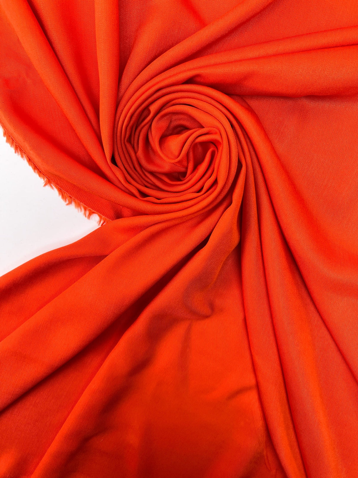 Orange Viscose Twill