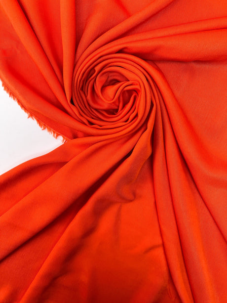 Orange Viscose Twill