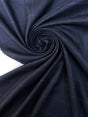 Polyamide Checked Suiting Fabric Blue Black