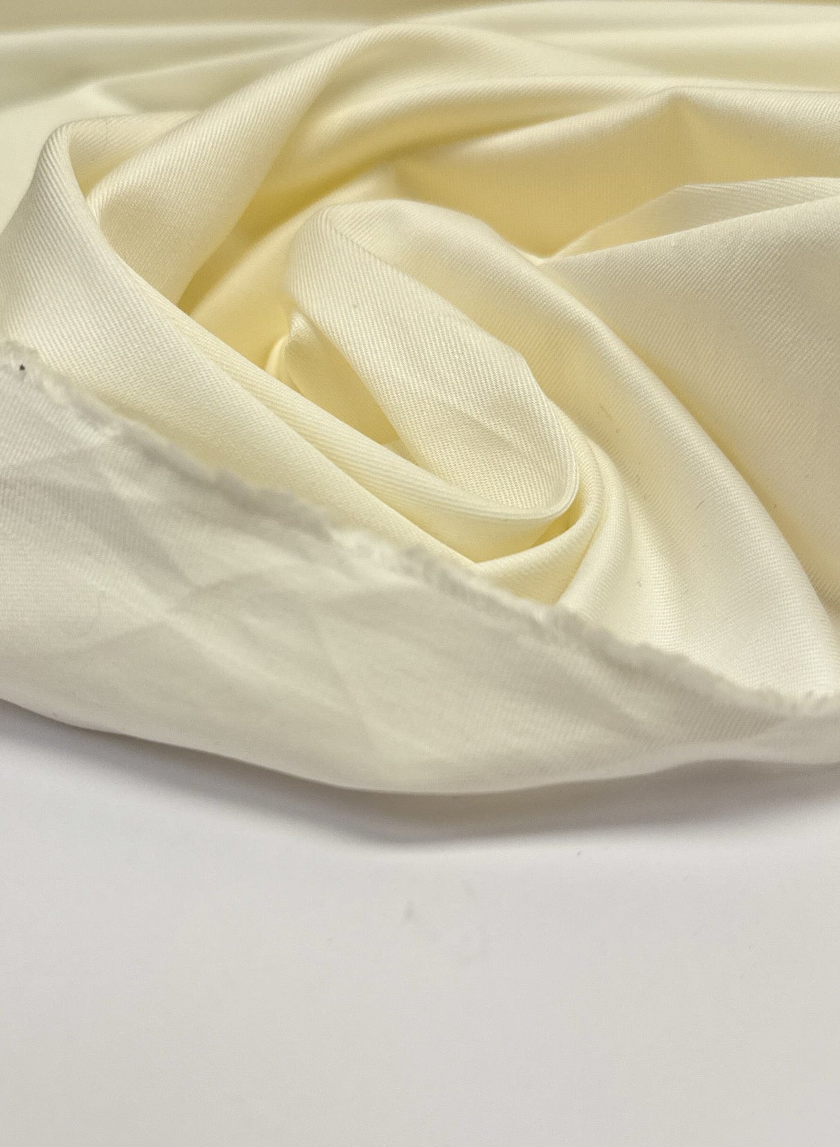 Tencel Cotton Elastane Twill White