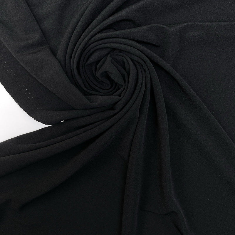 Black Knitted Fabric Dress