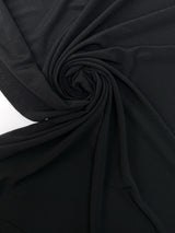 Black Knitted Fabric Dress