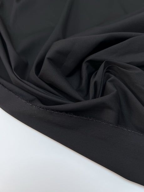 Viscose Blend Woven Fabric Black