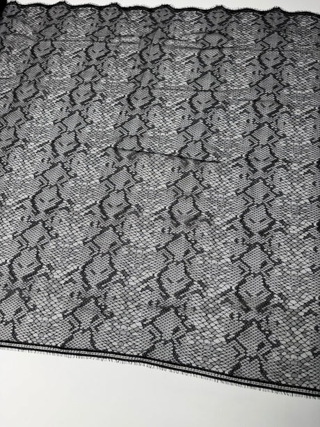 Black Viscose Lace