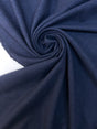 Italian Blue Black Wool Suit Fabric