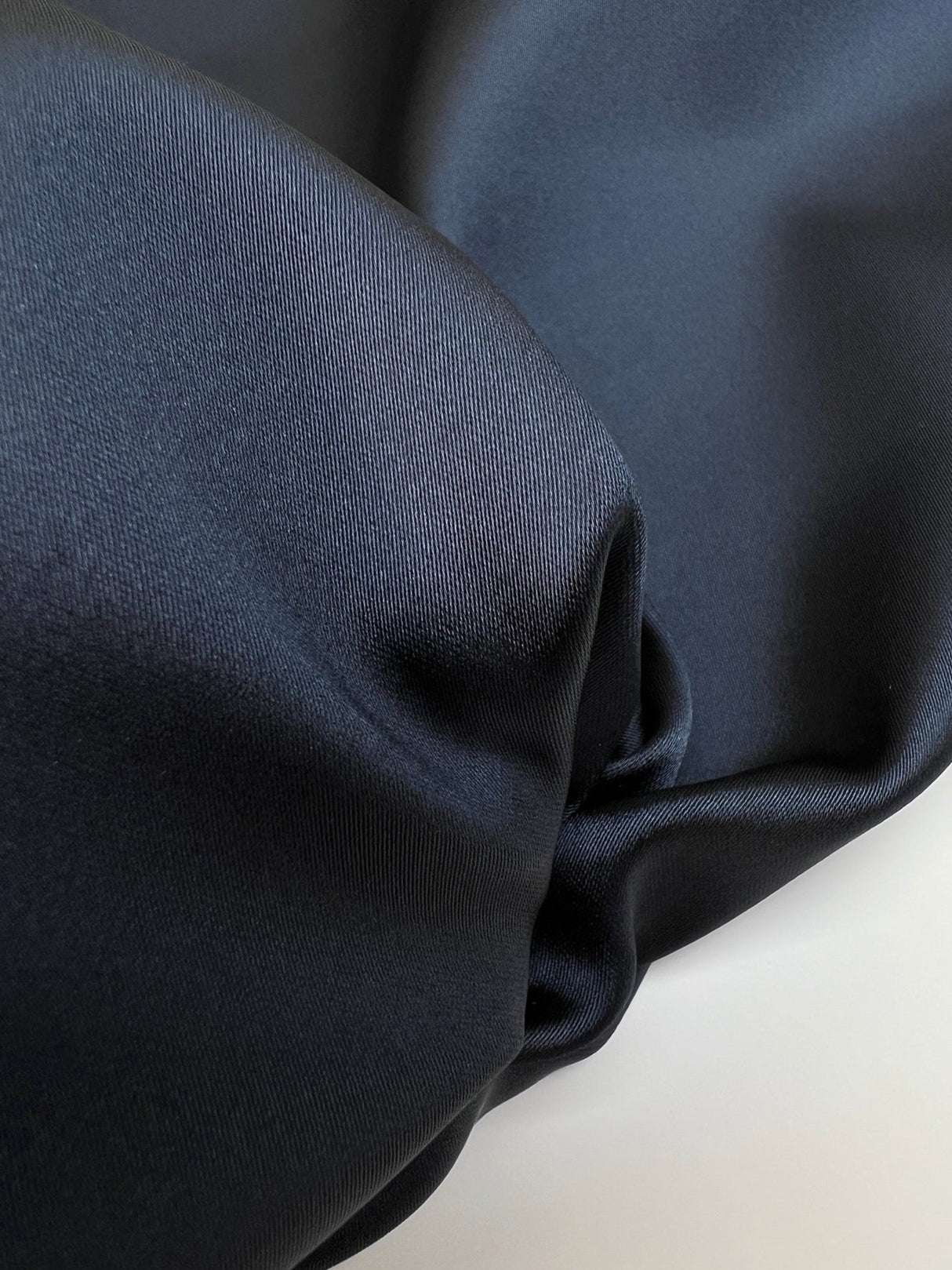 Blue Satin Stretch Satin Fabric