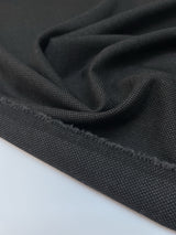 Wool Suit Fabric Gray Black