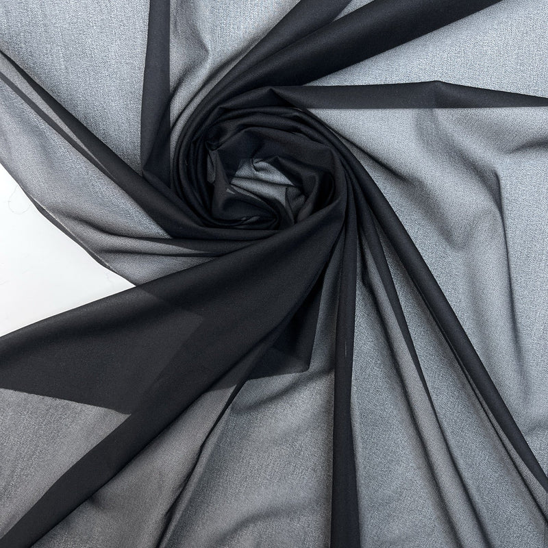 Black Stretch Polyester Interlining