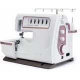 Husqvarna Viking Amber Air S 500 Coverlock Machine - Overlock Serger, 23 Stitches, 12" Extension Table (1 Unit)