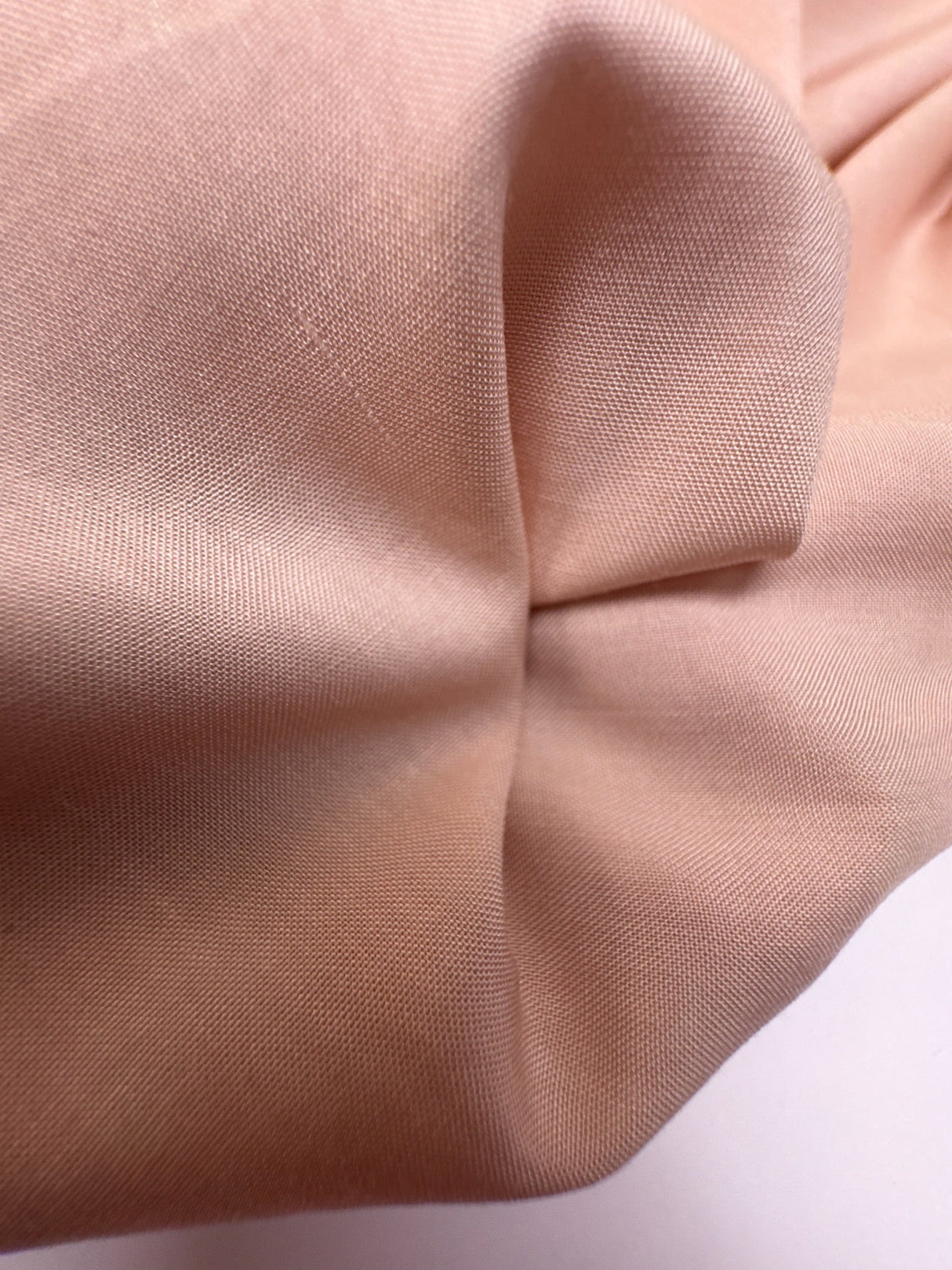 Pink Viscose Plain Woven Fabric