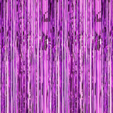 Foil Fringe Curtain Metallic Purple