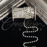 3Mm Rhineston Chain (Separated) - 5 Yards (Silver)