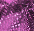 3Mm Sequins On A Knit Solid Fuschia Sequins Fabric - Fuschia, Confetti Dot, 41/42" Width