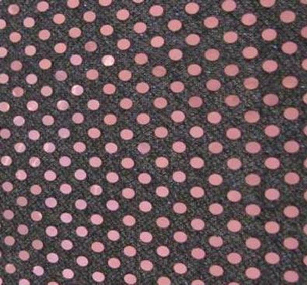 1 yard Black & Pink 3 mm Confetti Dot Sequin Fabric on American Knit 42/43″ Wide Lightweight Costume & Apparel Fabric