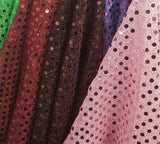 Confetti Dot Sequins Polyester Fabric - 3Mm Sequins, 45" Width (1 Yard)