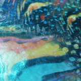 Aquarius Polyester Spandex Fabric - Multicolor Abstract Print, 58/60" Width, 240 GSM, 4-Way Stretch (1 Yard)