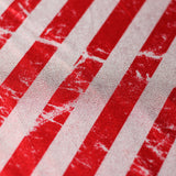 Vintage Stars - Stripes Polyester Spandex Fabric - American Flag Stars And Stripes, Royal/White And Red/White, 58/60" Width (1 Yard)