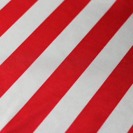 Lucky Stripes Polyester Spandex Fabric - Multi-Color 1" Wide Stripes, 58/60" Width (1 Yard)