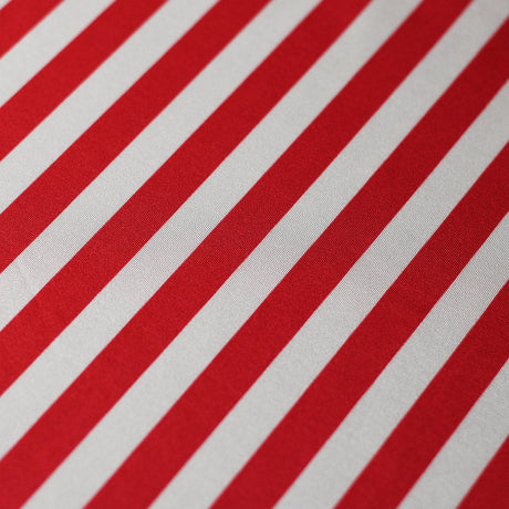 Lucky Stripes Polyester Spandex Fabric - Multi Stripe Print, 58/60" Width (1 Yard)