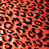 Sassy Cat Polyester Spandex Fabric - Leopard Hologram, Red/Black, Silver/Black, Gold/Black, Turquoise/Black, 58/60" Width (1 Yard)