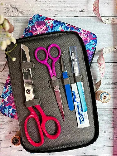 Sewing Kit Floral Pattern 4 Piece Set