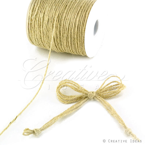 4 Ply Jute Cord - 10 Yards (Ivory)